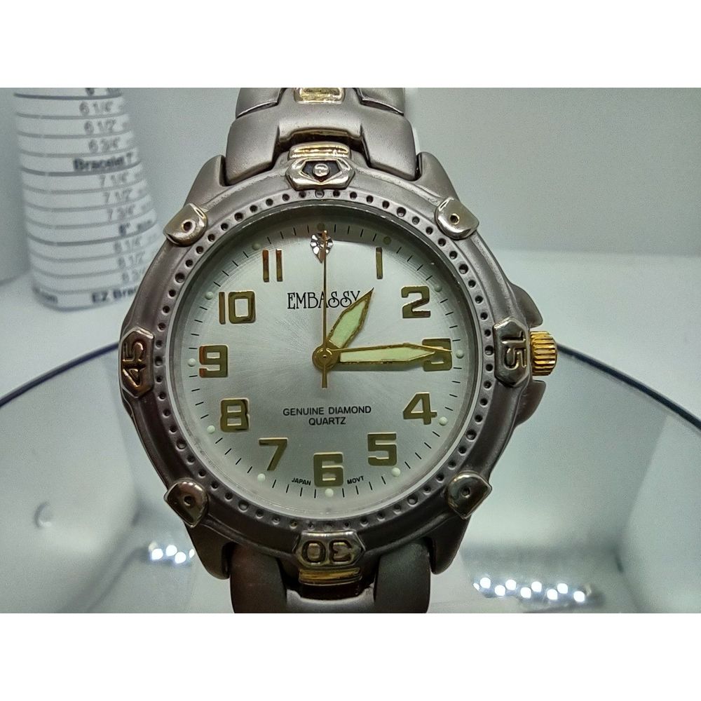 Embassy FM2200 098 Genuine Diamond Quartz Watch